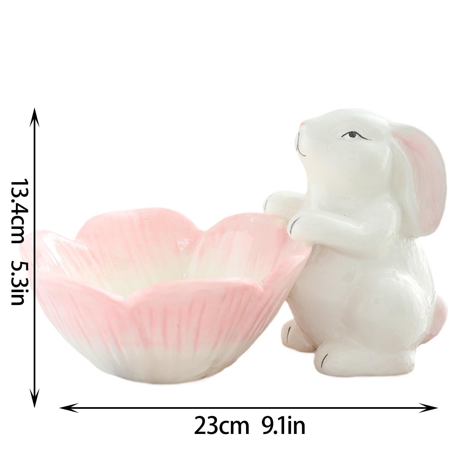 Kaninchenform Schmuckschale Dekorativ Schlüsselschale AufbewahrungsArmbänder, Haarschmuck, Geschenk für Schwestern, Mutter Schmuckablage (Color : RabbitD)