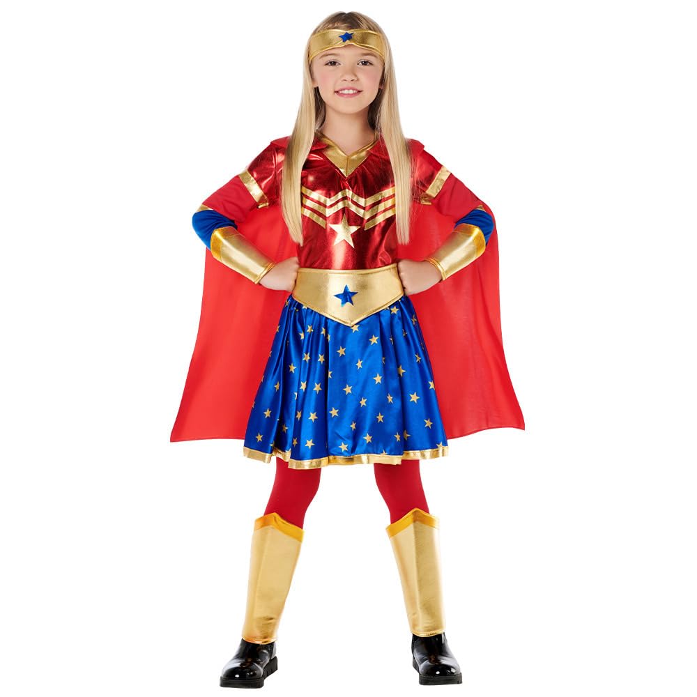 Boland - Kostium superbohaterki, przebranie na imprezę tematyczną, Halloween lub karnawał, zestaw kostiumów Superwomen