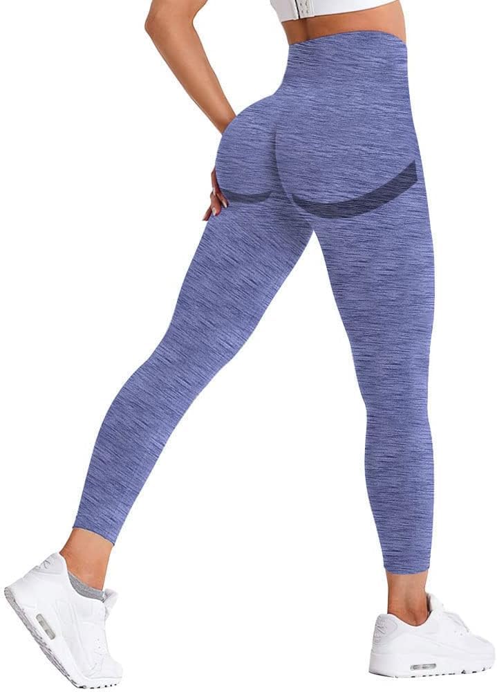 VITIONHigh Waisted Leggings for Women Scrunch Butt Lifting TIK Tok Yoga Pants,Workout Anti Cellulite Tummy Control Tights