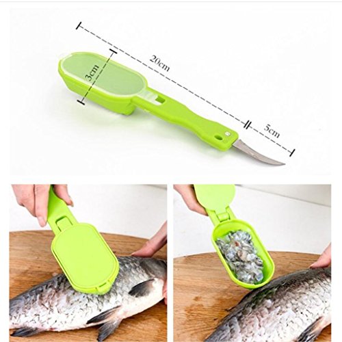 homozy Removedor De Pele De Barbeador Multifuncional De Aço Inoxidável Para Escamas De Peixe Para Co
