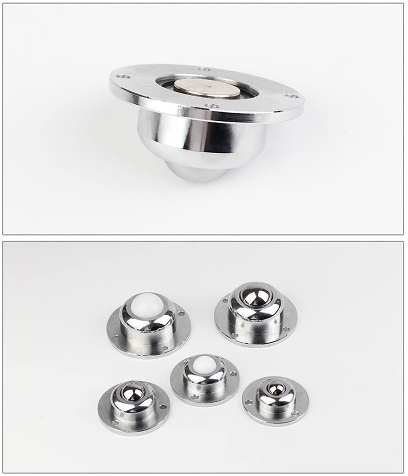 Heavy Duty 19 25 38 Präzision Universal Kugellager Rollen Rad Runde 3 Löcher 1Pcs(IA-19)