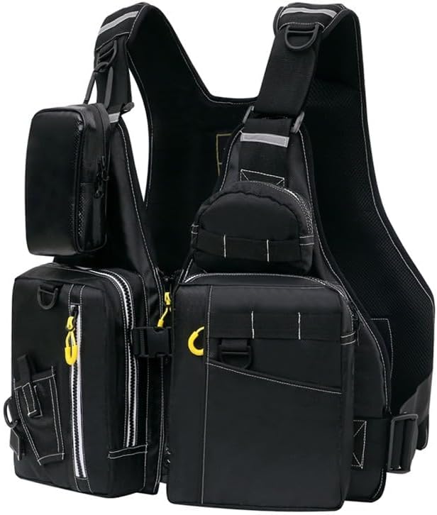 フィッシングベスト ライフジャケット 釣り ベスト 通気性よく 高い浮力材付き 軽量 多ポケット 収納力 釣りウェア フローティング