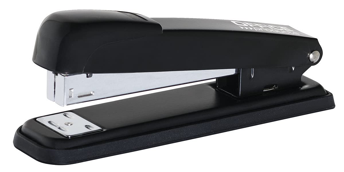 Grapadora Productos de Oficina Capacidad hasta 40 Hojas Metal Negro/Accesorios de Oficina Pequeños/Tipo-Estándar/Material-Metal/Color-Negro/Profundidad interna (mm)-90