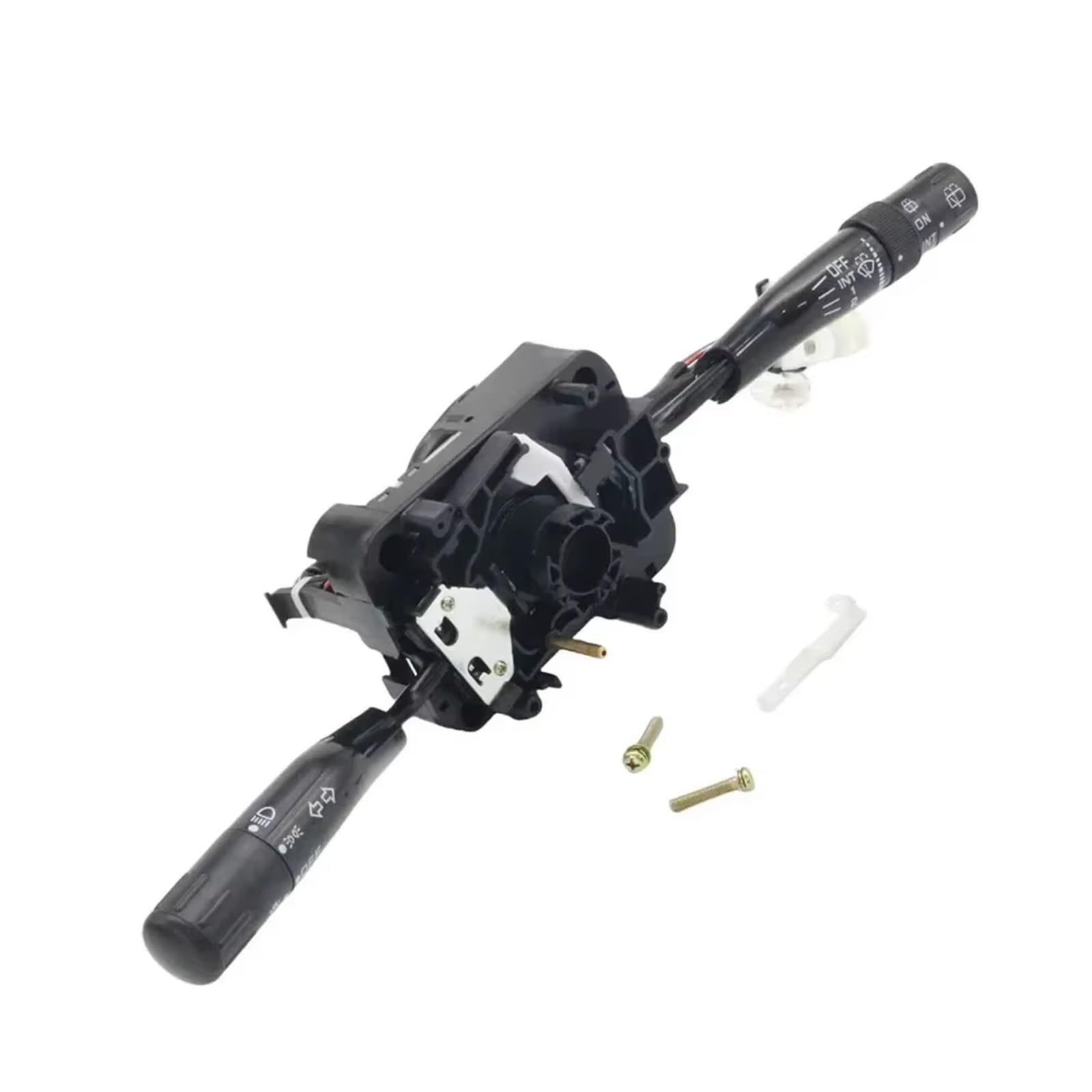 Compatible Con Mitsubishi Para Pajero Para Montero 1990-2004 1 Pieza Repuesto Interruptor Limpiaparabrisas Faro Indicador Negro MR301406 Interruptor Intermitente Volante