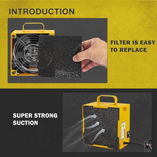 Image of KOTTO Solder Fume Extractor with 2 Magnetic Helping Hands and 5 Carbon Filters -Breathe Fresh Air for various Welding Scenarios, Essential for DIY Soldering, Phone Repair, Hobbies, Jewelry, and Crafts