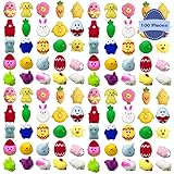 Anditoy 100 PCS Easter Mochi Squishy Toys Stress Relief Squishies for Kids Boys Girls Toddlers Easter Basket Stuffers Egg Fillers Gifts Party Favors