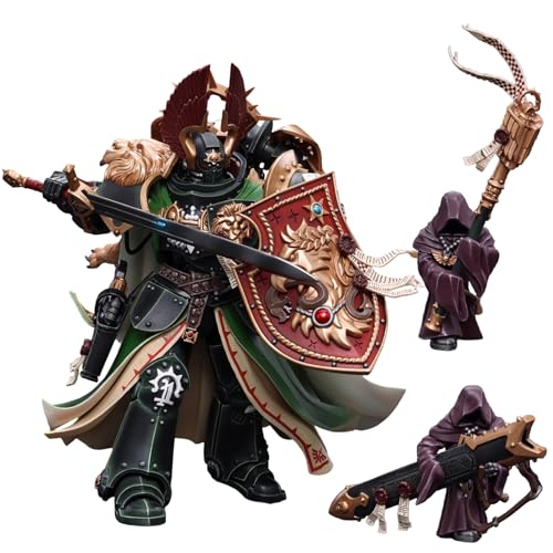 JOYTOY Lion El'jonson Warhammer 40K 1/18 Action Figures Dark Angels Primarch Lion El'Jonson 7.12Inch Collectible Model Artifacts Birthday Gifts