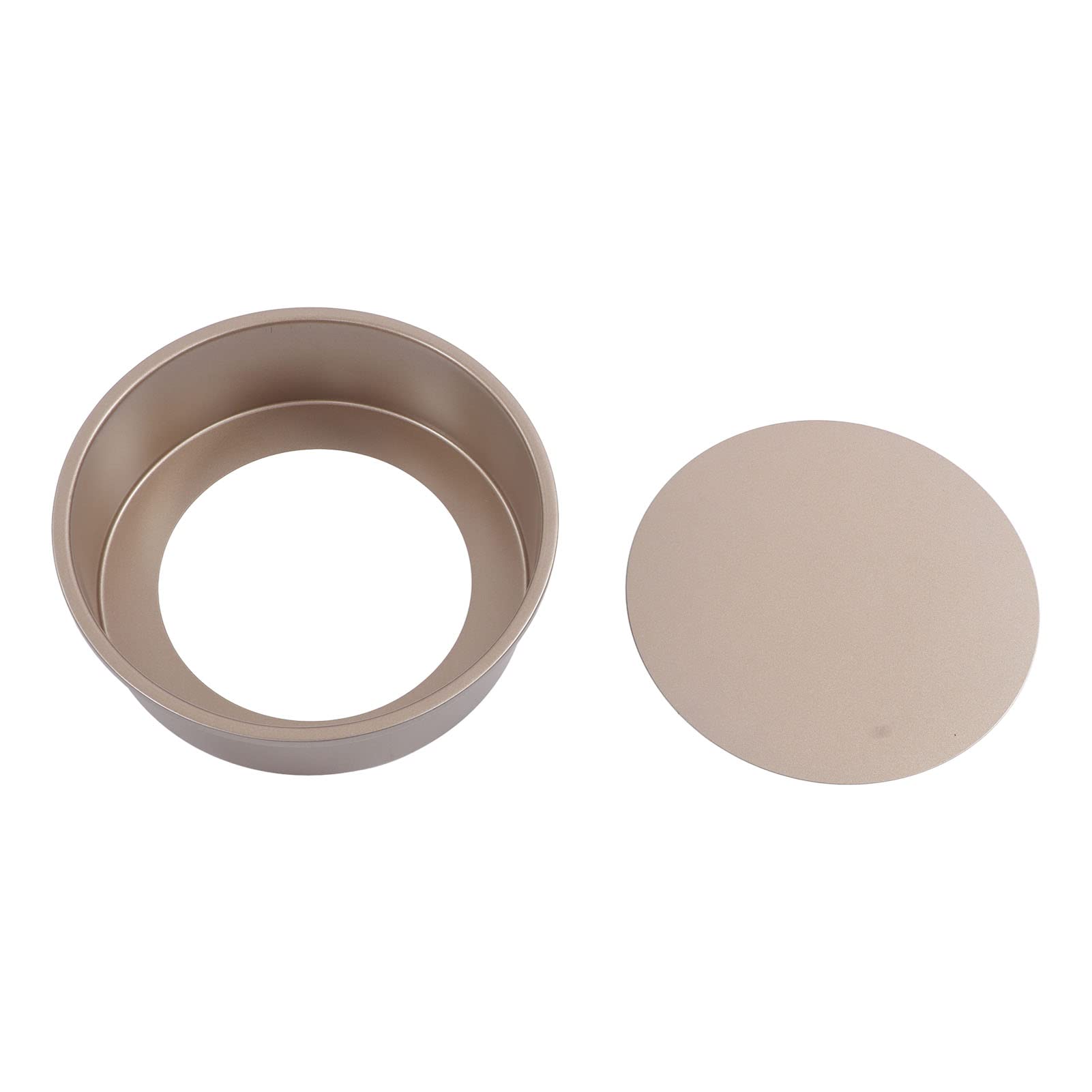 Backformen-Set aus Karbonstahl, antihaftbeschichtetes Backgeschirr-Set, Pizzablech, Kuchenform, Plätzchenblech, Kuchenform, Muffinform, Kastenform für die Küche zu Hause (Gold)