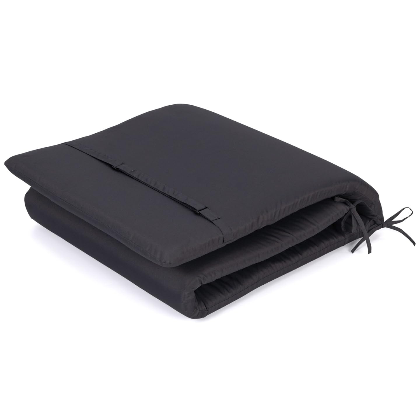 IDMarket - Lot de 2 Coussins transat 190 cm Gris Anthracite