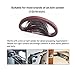 Aiyard 1/2 x 18 Inch Aluminum Oxide Sanding Belts, 4 Each of 40/60/80/120/180/240 Assorted Grits Abrasive File Belts for Air Belt Sander, 24-Pack