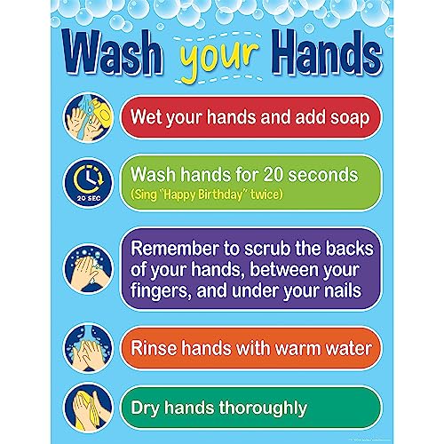 Teacher Created Resources Wash Your Hands Chart