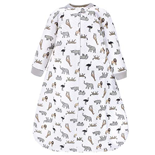 Image of Hudson Baby Unisex Baby Premium Quilted Long Sleeve Sleeping Bag and Wearable Blanket