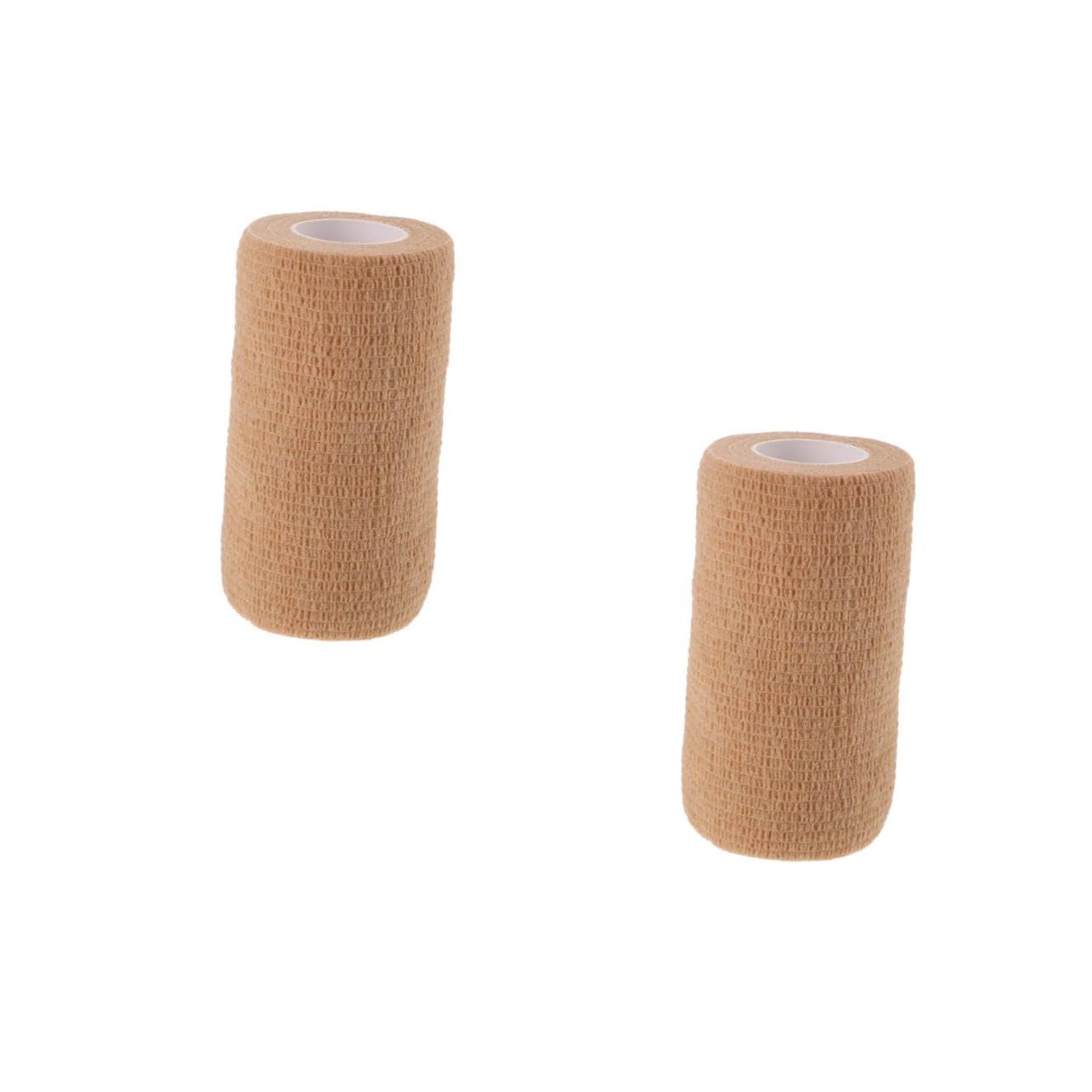 ibasenice 2 Rolls Elastic Sports Multi-Function Wrap Portable Wrap for Athletic Breathable Material for Skin Health