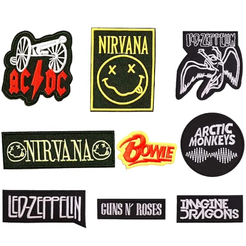 BDSHUNBF 9 Pièces Patch Thermocollant, Ecusson Thermocollant, Ecusson a Coudre, Renfort Genoux, Patch Thermocollant Vetement, pour Jeans Vêtements Sacs Chapeaux