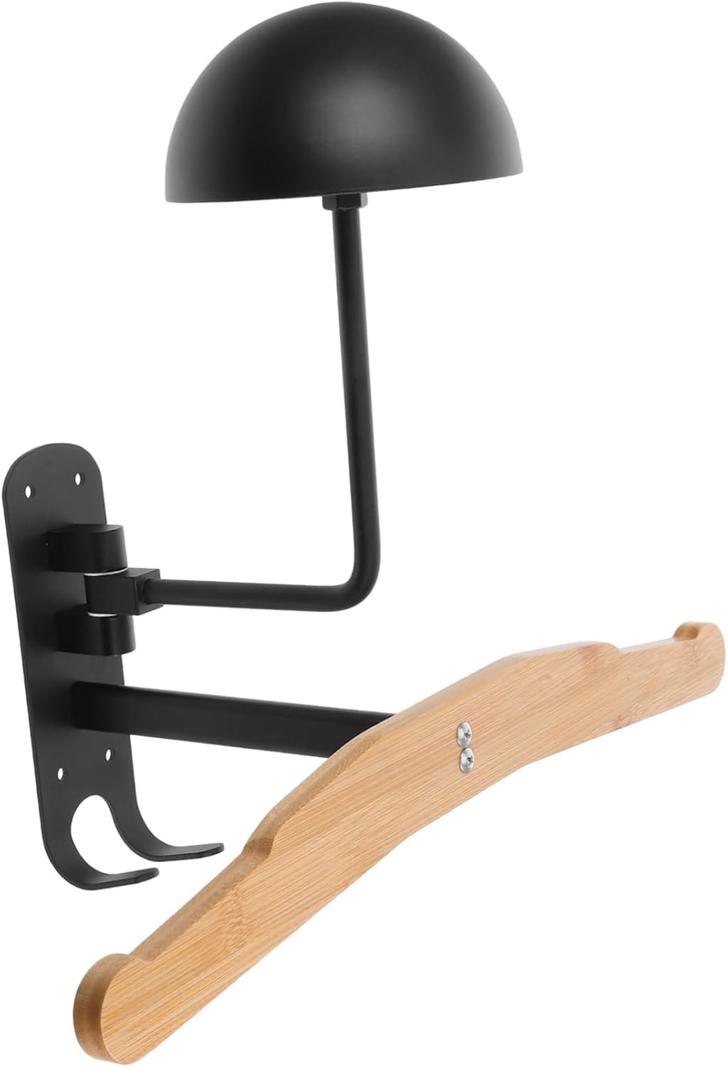 ABOOFAN Wall Mounted Helmet Storage Rack with Hooks for Gear, Racing Rooms