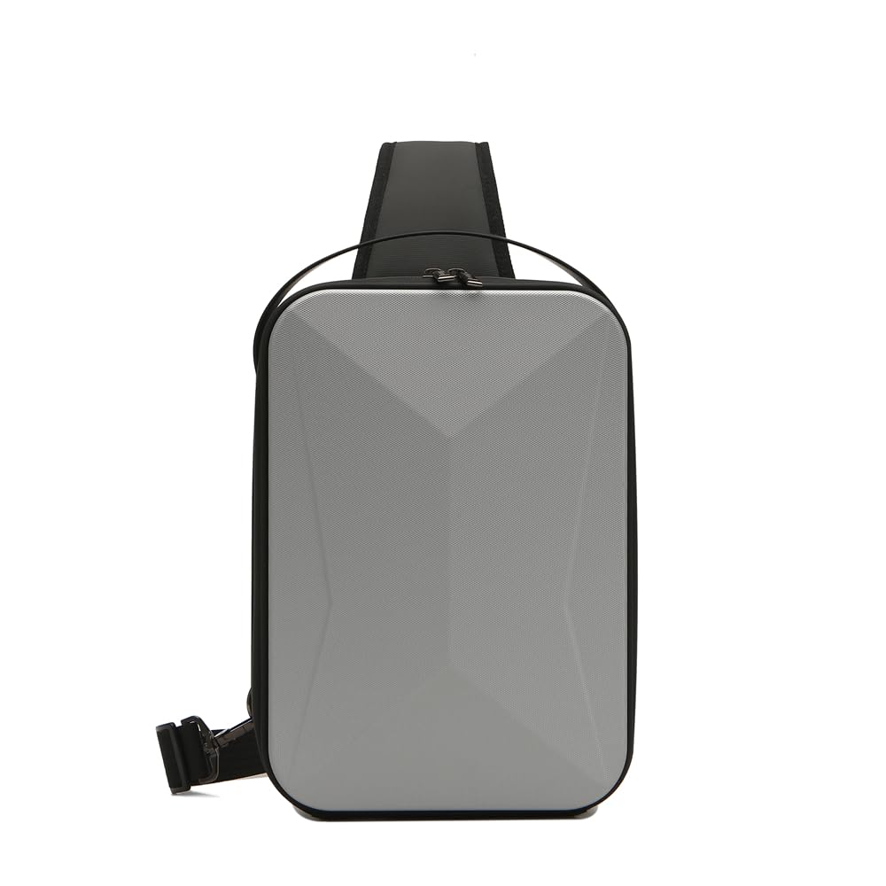 BeisDirect Tarvel torba do przenoszenia drona DJI NEO i akcesoria, uchwyt ochronny wodoodporny plecak, przenośna torba do przechowywania, torba na ramię, 32 x 22 x 12 cm (srebrny)