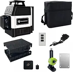 NIVEL A LASER 12 LINHAS VERDES COM CONTROLE SUPORTE COM IMÃ PROFISSIONAL