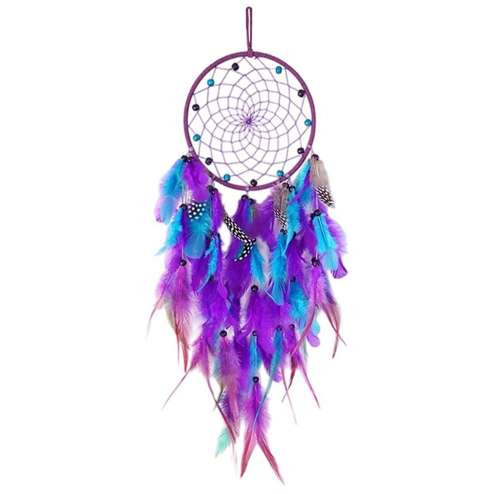 Sslvya Feather Dream Catcher, Handmade Dream Catchers Bohe Wall Hanging Ornament Decoration for Bedroom Home Decoration Birthday Party