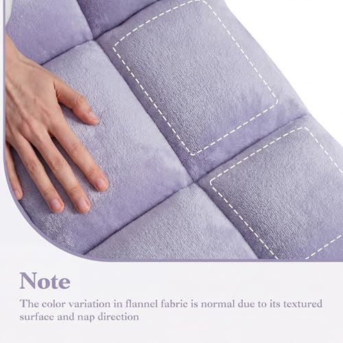 Image of Giantex Folding Floor Chair with Back Support, 14 Adjustable Position, Padded Sleeper Bed, Couch Recliner, Gaming Video Chairs for Adults, Meditation, Living Room (Lavender)