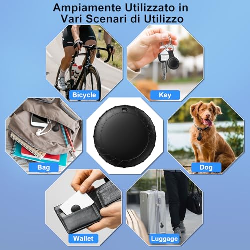 Localizzatore Gps Per Auto, 2026 Nuovo Gps Tracker Per Auto Compatibile Con Android E Ios, Magnetico Nascosto Localizzatore Gps Senza Sim, Tracker Tag Per Bambini, Auto, Animali Domestici - Nero - 7