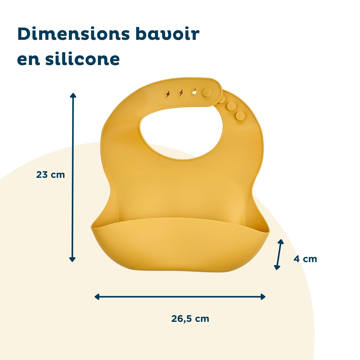 THERMOBABY - Pack Repas Bébé En Silicone – Assiette Avec Ventouse, Bol Avec Ventouse, Bavoir, Cuillères – Set Complet Et Pratique Pour Les Premiers Repas De Bébé - Jaune Miel