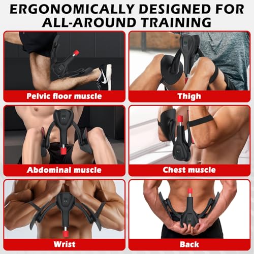 Image of 3rd Gen Inner Thigh Leg Train Exercisers 0-100 lbs Adjustable Resistance with Leg Straps Band Pelvic Floor Kegel Hip Exercise Workout Equipment Pilates Women Men
