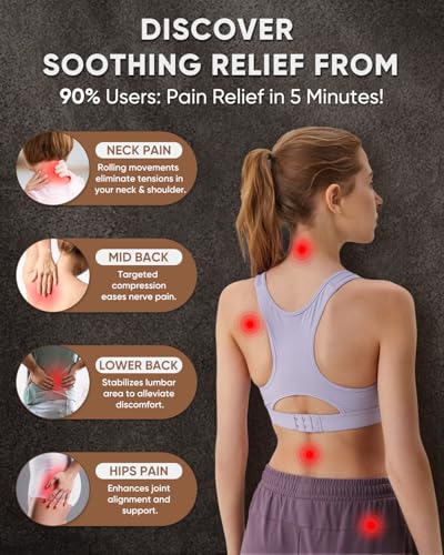ONUEMP Psoas Release Tool, Wood Fully Adjustable Hip Hook Psoas Muscle Release Tool, for QL, Hip Flexor, Back, Hamstring, Glute, Iliacus and Neck Pain Relief - Deep Tissue Myofascial Release