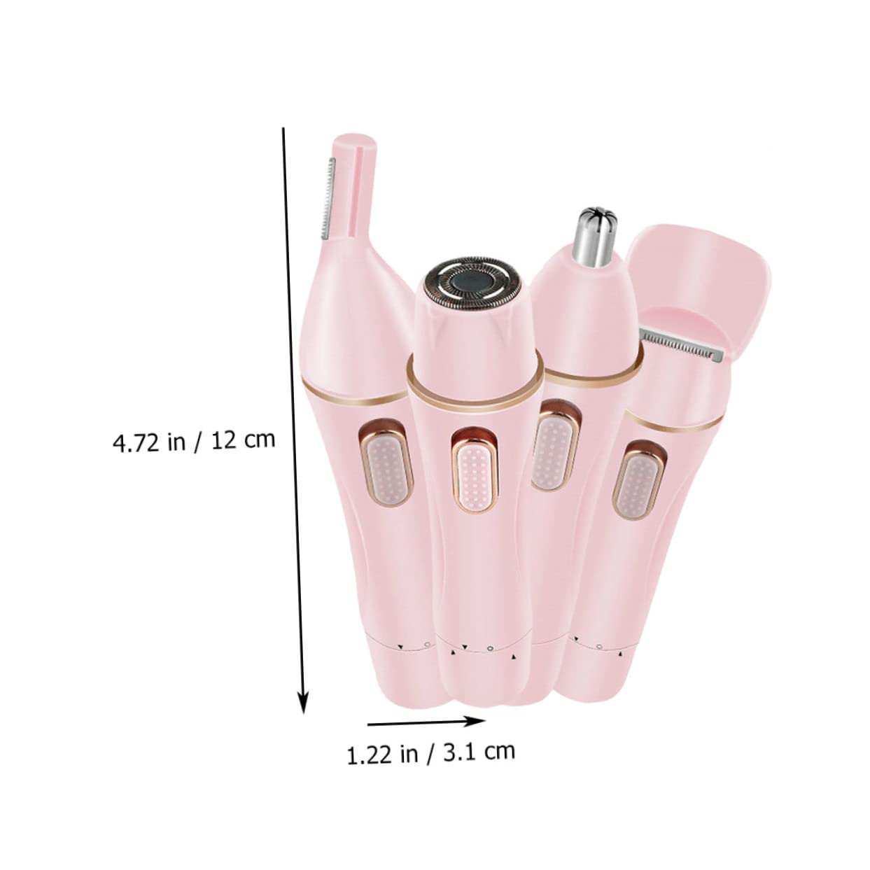 Ipetboom 2sets Rasoio Per Depilatore Portatile Usb Ricaricabile Strumento Per La Rimozione Dei e Facile Usare Rosa