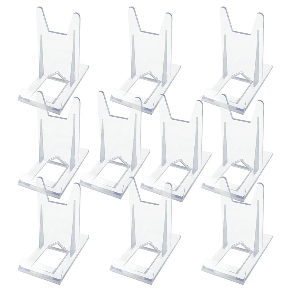 CTRLZS Adjustable Frame Stand Transparent Plastic Holder for Displaying Photo Albums Artwork Phone Holders