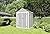 YOPTO 6x5 FT Resin Storage Shed,Garden House with Floor & Lockable Door,Waterproof Plastic Tool Sheds W/Slanting Roof Visual Window & Air Vents for Bicycles,Lawnmowers,Lawn,All Weather Use,Gray
