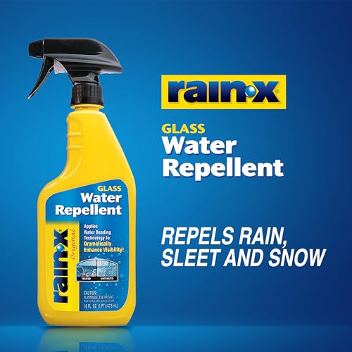 Image of Rain-X 630529 Glass Treatment Trigger, 16 fl oz - Exterior Glass Treatment to Drastically Improve Wet Weather Driving Visibility During All Weather Conditions (Pack of 2)