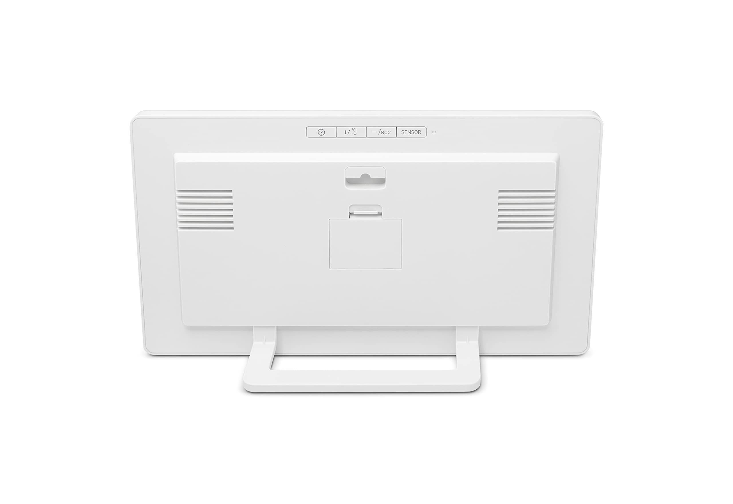 Orologio Da Parete Radio-Controllato Explore Scientific - Con Temperatura Interna/Esterna E Previsioni | Nero - Foto 4