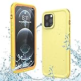 Gustave iPhone 12 Pro Max Waterproof Case Support Wireless Charging Waterproof Shockproof Dirt-Proof...
