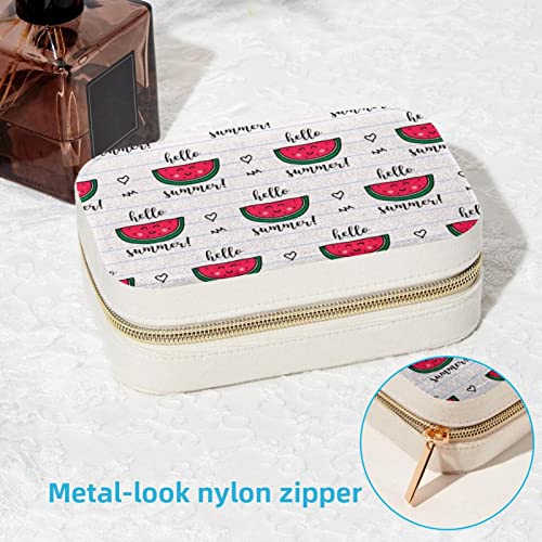 Boîte à bijoux de voyage portable pour boucles d'oreilles en vacances