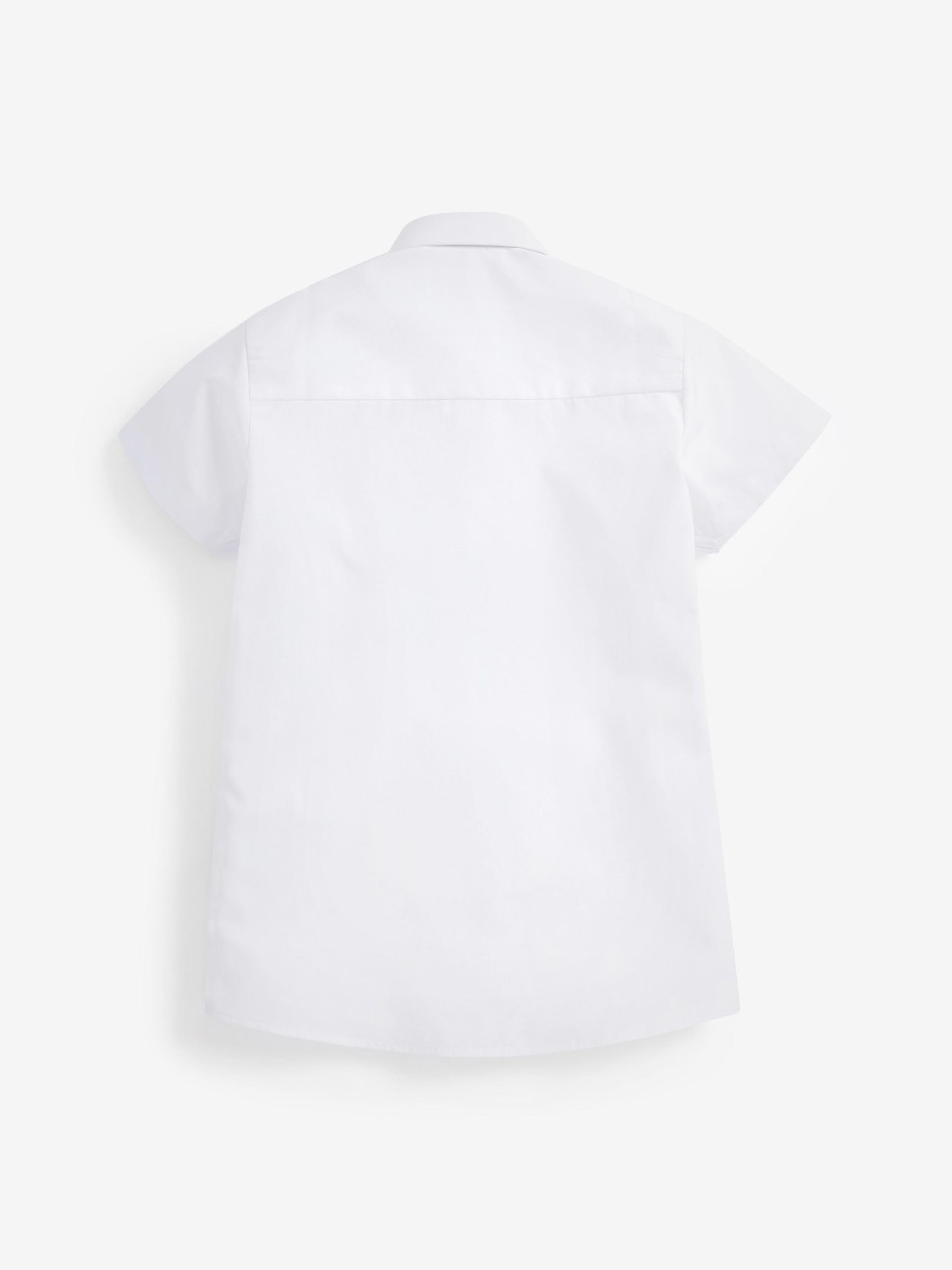 NEXT Niñas Pack de 5 Camisas Escolares de Manga Corta y Corte estándar