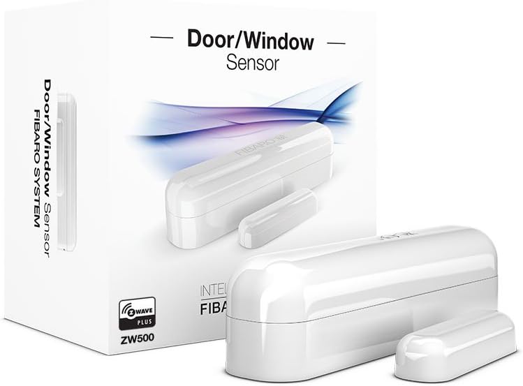FIBARO FGK-101 ZW5 Door Window Z-Wave Magnetic Opened/Closed Sensor, White