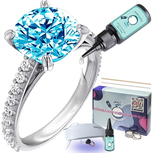 Ring Sizers for Loose Rings,Kueroami Wedding Band Adjuster,Inserts for Rings That are Too Big,Make Smaller Without Resizing,Reducer by 0.5-2(Clear)