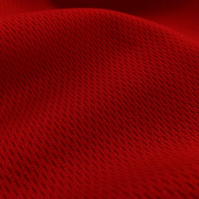 Pico Textiles 2 Yards Bolt - Red Polyester Dimple Mesh Jersey Fabric - Sold by The Bolt - Variety of Colors - Durable Athletic Mesh Fabric, Ideal for