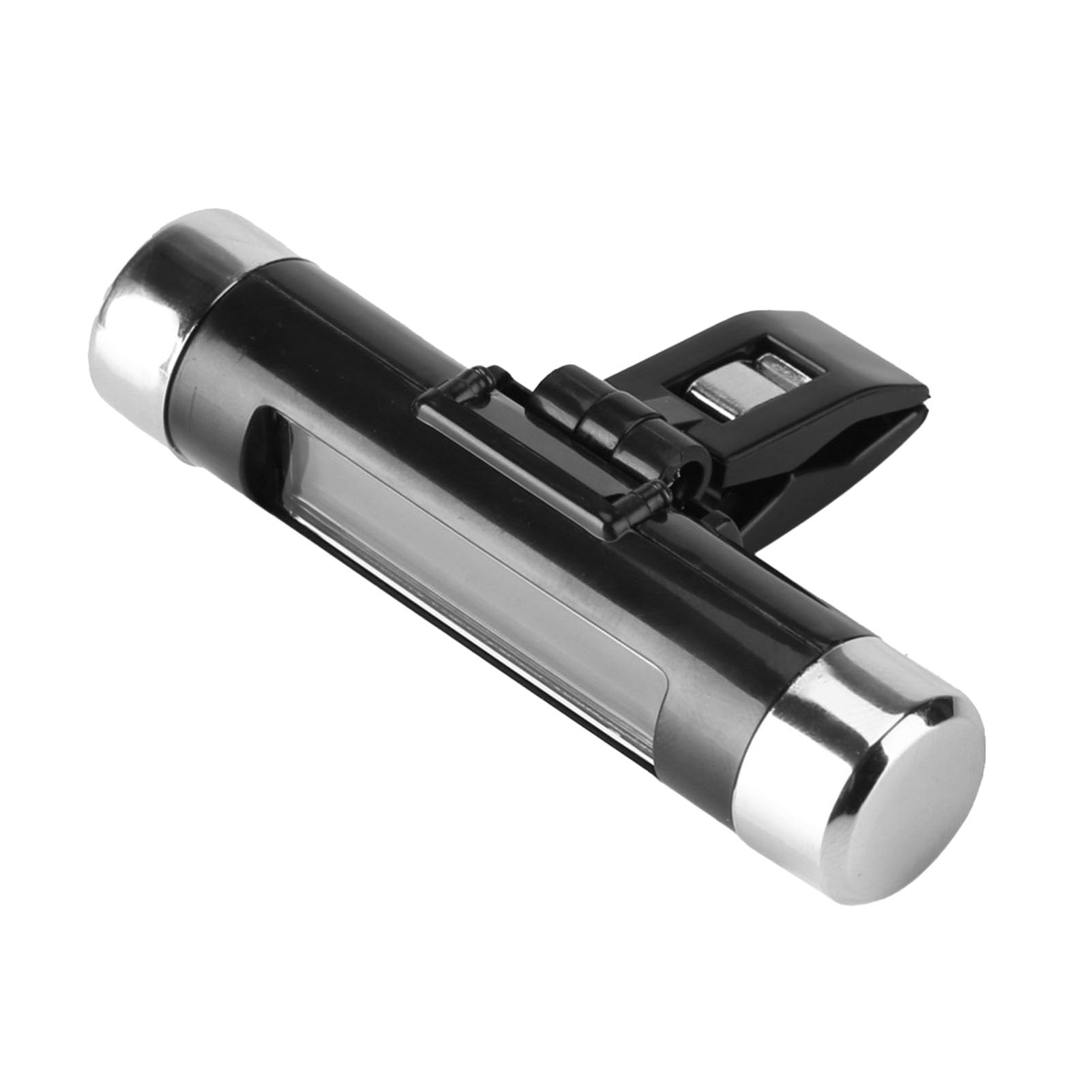 lyrlody Termómetro para Automóvil Reloj Termómetro LCD con Clip de Acero Inoxidable Monitor de Temperatura Digital Pantalla Retroiluminada de 32 a 176 °F para Conductores de Tablero de Automóviles y