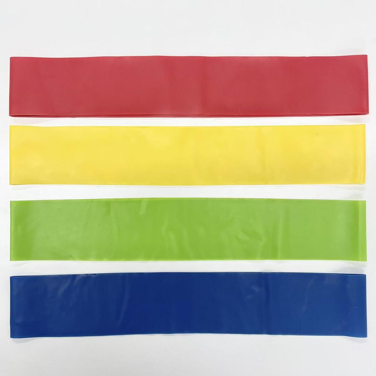 4-Pack Resistance Bands for Working Out, Elastic Exercise Bands for Strength Training, Stretching, Yoga, Pilates, Physical Therapy, Indoor Outdoor Fitness for Women & Men, Leg Glute Arm Booty