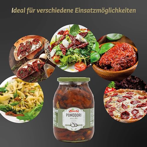 Novella POMODORONE - Italienische halb-getrocknete Tomaten in Sonnenblumenöl - 950g - eingelegt – Bild 5
