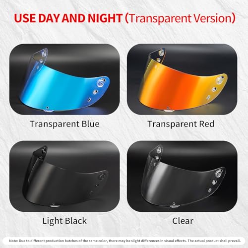 Image of PSLER Shatterproof Helmet Visor for Airform Airmada Airframe,Transparent