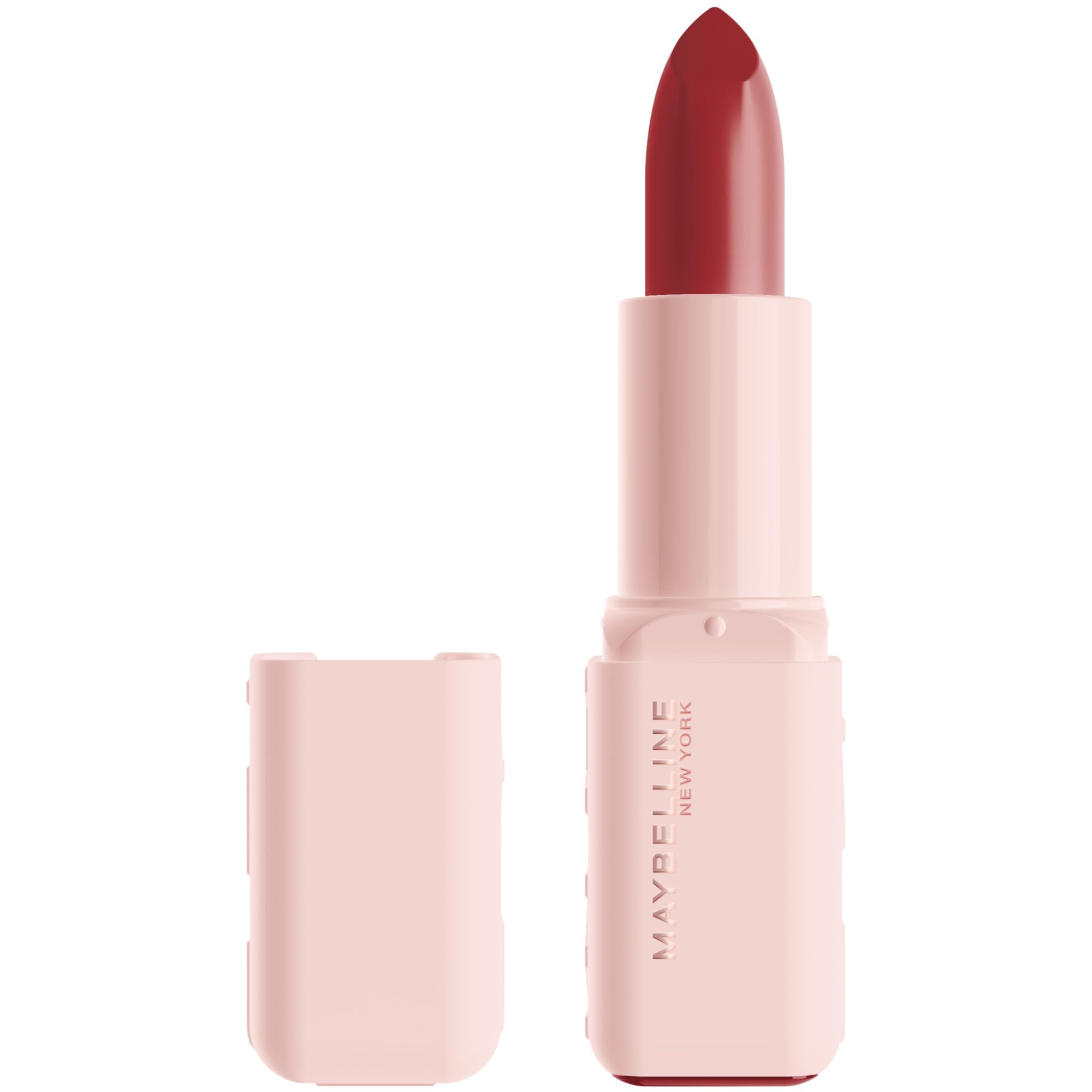 MAYBELLINE Slip On Serum Lipstick, Hydrating Lip Makeup with 8HRs of Lip Plumping Moisture with Hyaluronic Acid + Oil Blend, Maybe It's... (Terracotta Rose Nude Matte) — view 19