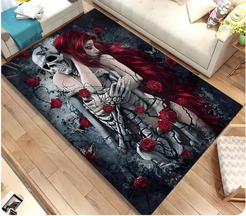 Tapis de sol antidérapant PASPRT style gothique pour sécuriser le salon - 2