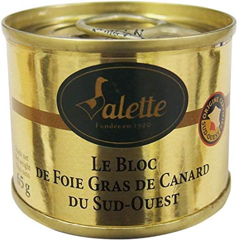 Amazon インターフレッシュ Valette アヒルのフォアグラ ブロック 65g 2個 インターフレッシュ 肉の缶詰 瓶詰 通販