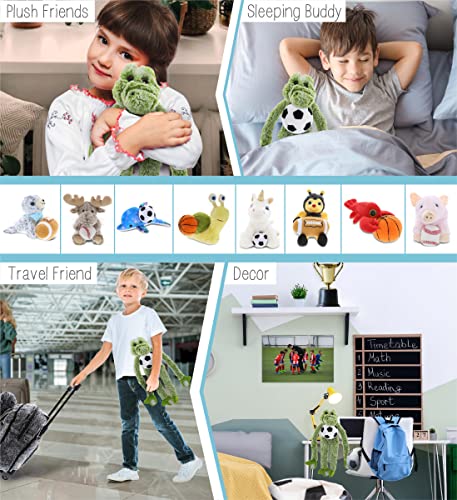 Dollibu Long Arms Alligator Stuffed Animal With Soccer Ball Plush - Soft Plush Huggable Alligator, Adorable Playtime Plush Toy, Cute Wildlife Gift For Kids And Adults - 21 Inch #TOP3