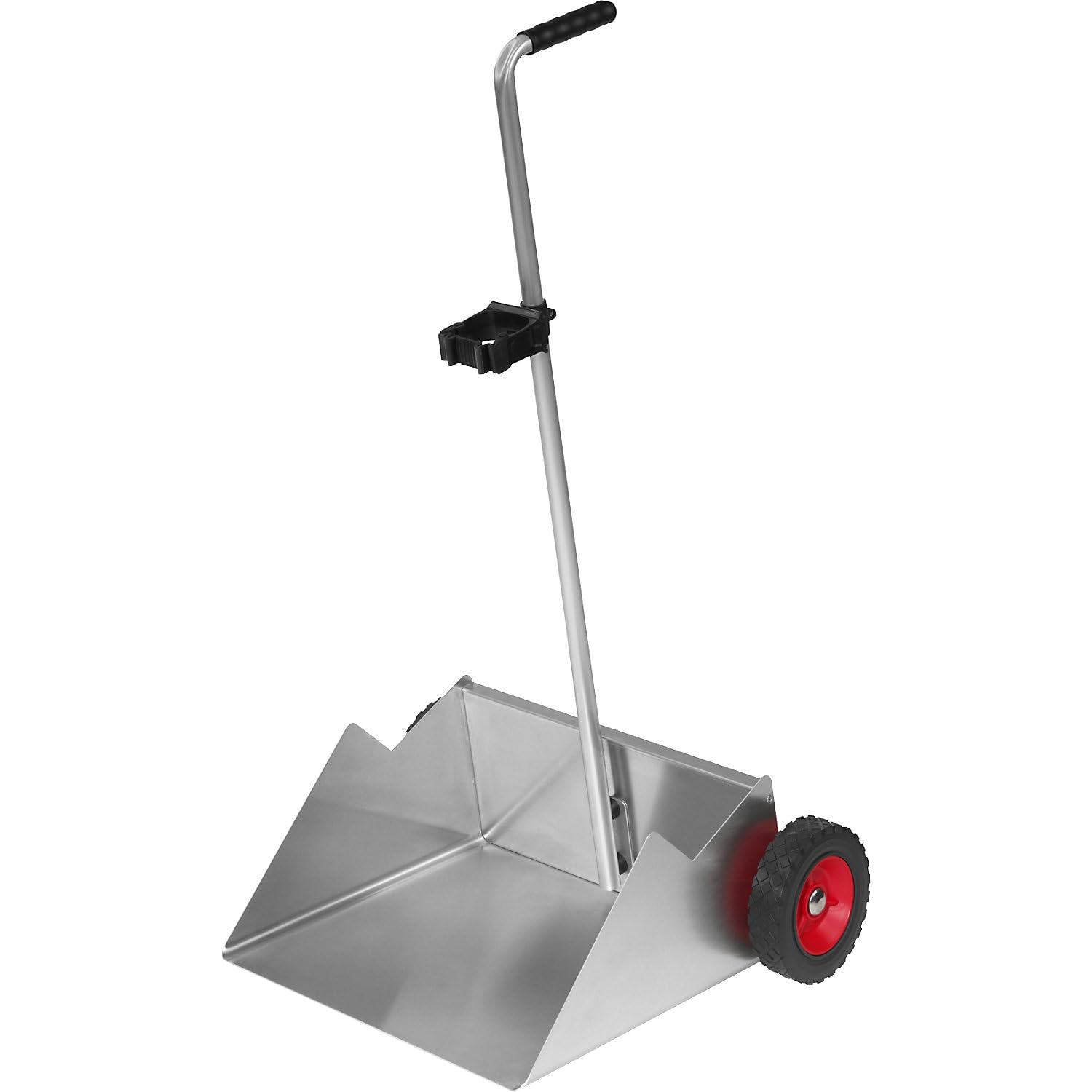 FLORA | Standkehrschaufel DUSTY SPECIAL 50 | mobil | inkl Besen | Aluminium
