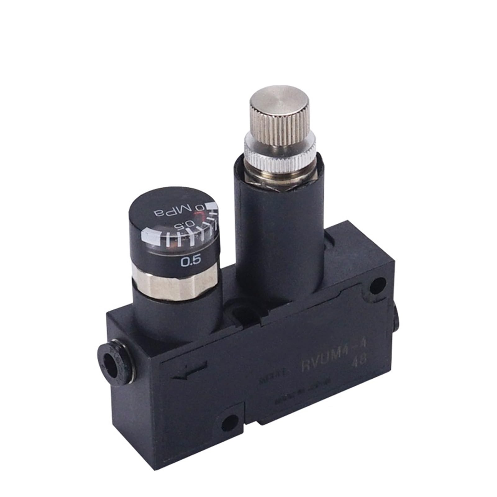 Vanne de régulation de vitesse RVUM4-4 de haute précision pour système pneumatique miniature