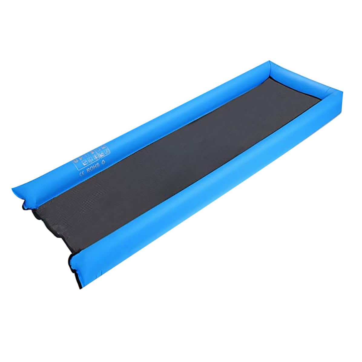 ERINGOGO Materassino Gonfiabile Leggero in Nailon Blu per Piscina Stagionale, Letto Galleggiante Portatile per Nuoto e Relax in Acqua