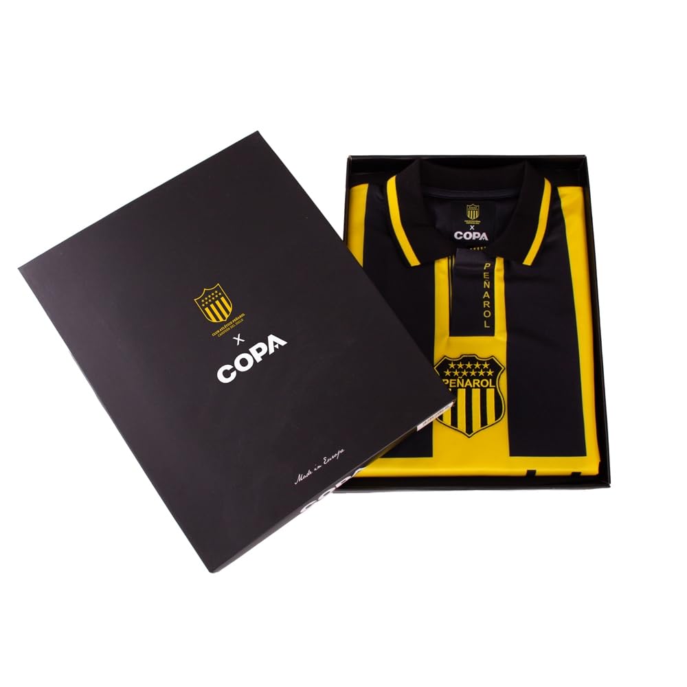 COPA - Maglia retrò - Calcio - Uomo - CA Penarol 1997 - Giallo - 100% Poliestere